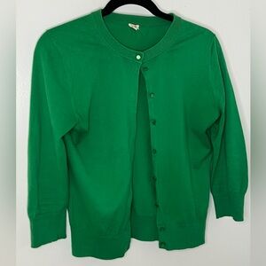 J. Crew Classic Green Women's Cardigan
